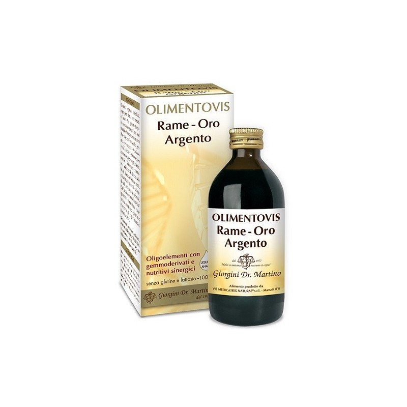 Dr. Giorgini Ser-vis Rame Oro Argento Olimentovis 200 Ml