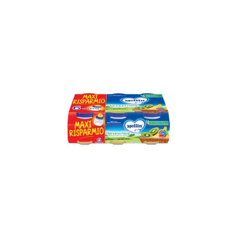 Danone Nutricia Soc. Ben. Mellin Omogeneizzato Banana Kiwi 6 X 100 G