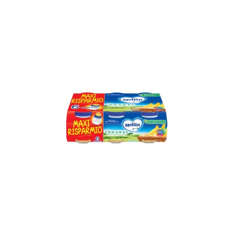 Danone Nutricia Soc. Ben. Mellin Omogeneizzato Banana 6 X 100 G