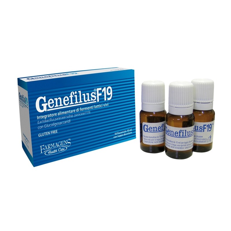 Farmagens Health Care Genefilus F19 10 Flaconi Da 10 Ml