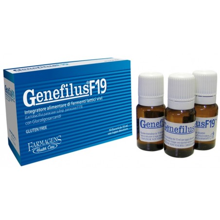 Farmagens Health Care Genefilus F19 10 Flaconi Da 10 Ml