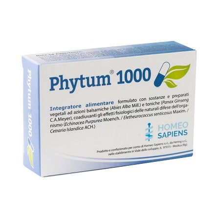 Homeo Sapiens Phytum 1000 30 Capsule 500 Mg