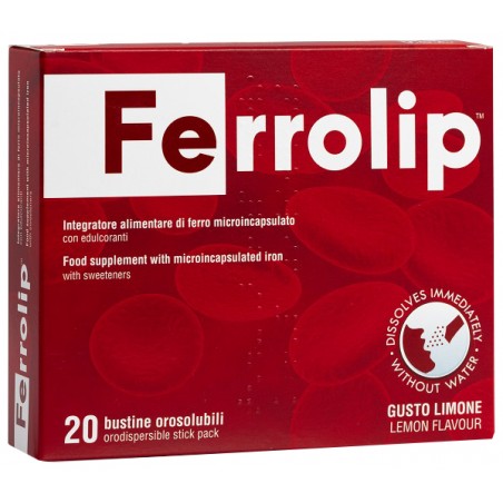 U. G. A. Nutraceuticals Ferrolip 20 Bustine Orosolubili Gusto Limone