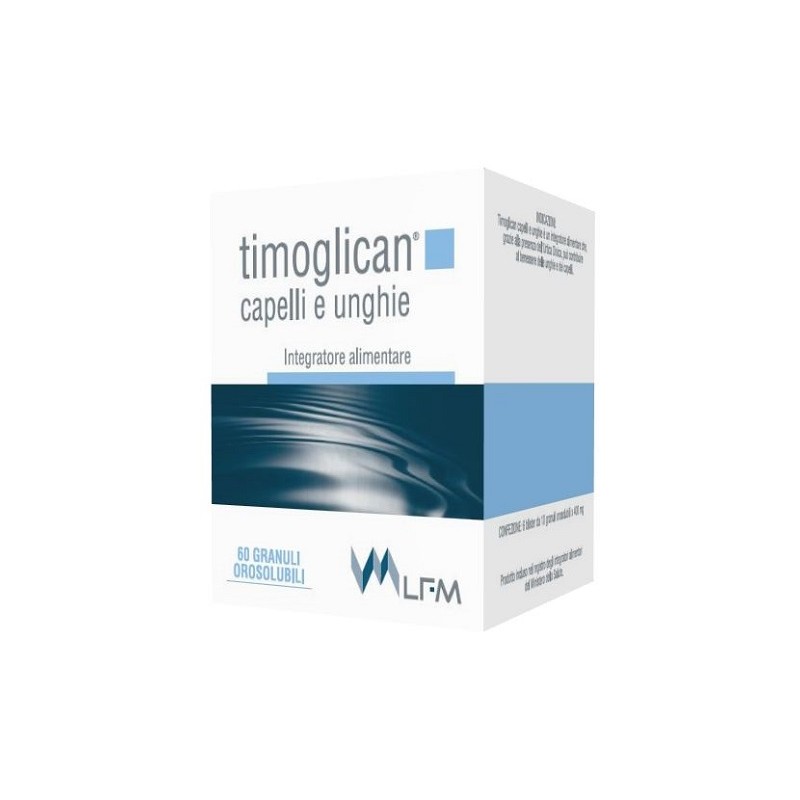 Lab. Farmacologico Milanese Timoglican Capelli E Unghie 60 Granuli 24 G