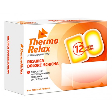 Alsipharma Thermorelax Ricarica Per Fascia Dolore Lombare 6 Dispositivi Autoriscaldanti