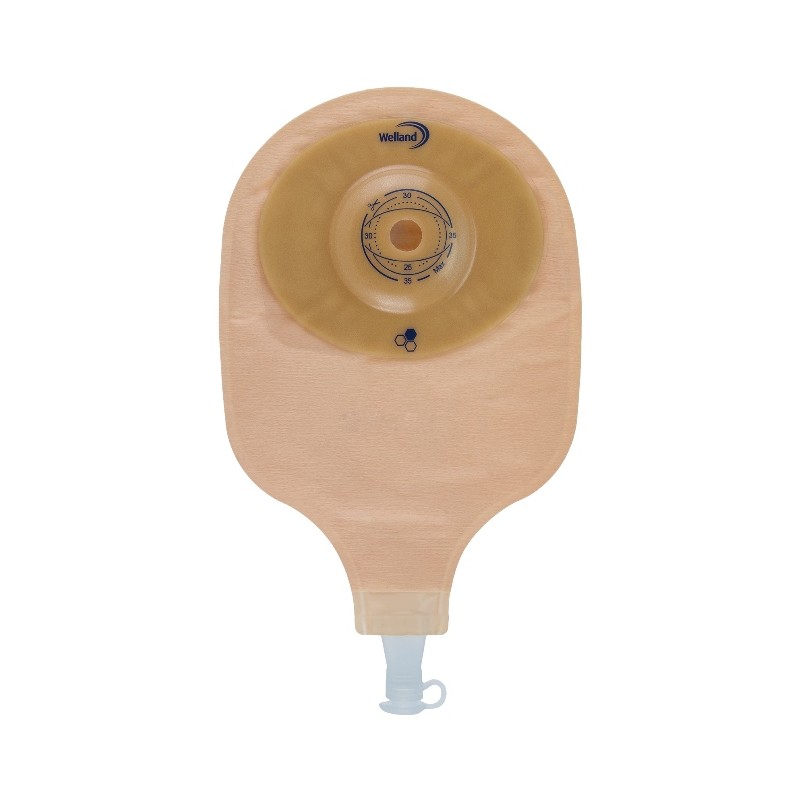 Teleflex Medical Sacca Per Urostomia Trasparente Ritagliabile Aurum Convex Uro Midi Medium Diametro 13-35 Mm 10 Pezzi