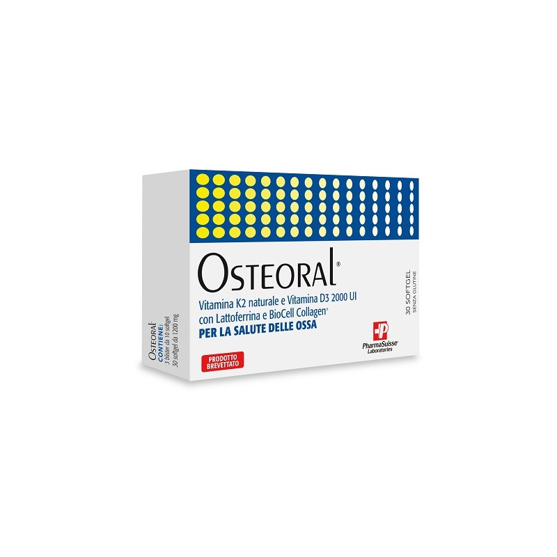 Pharmasuisse Laboratories Osteoral 30 Capsule Molli