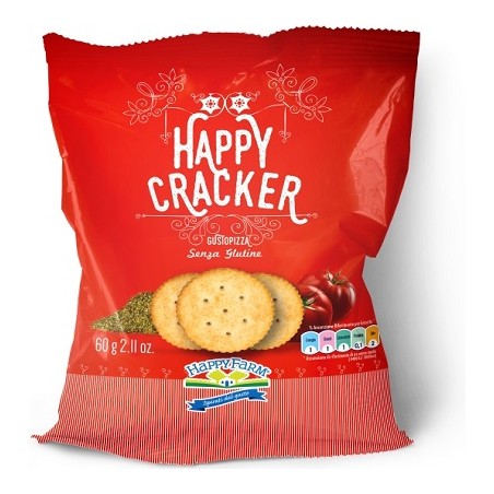 Happy Farm Co. Happy Farm Happy Crackers Gusto Pizza 60 G