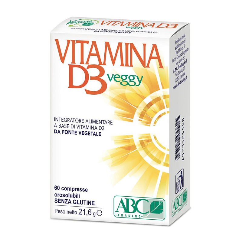 A. B. C. Trading Vitamina D3 Veggy 60 Compresse Orosolubili