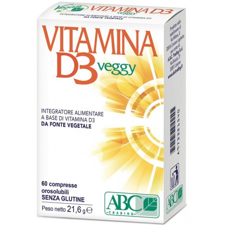 A. B. C. Trading Vitamina D3 Veggy 60 Compresse Orosolubili