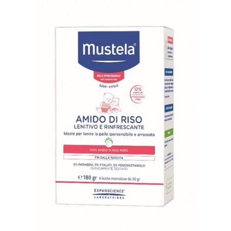 Lab. Expanscience Italia Mustela Amido Di Riso 180 G