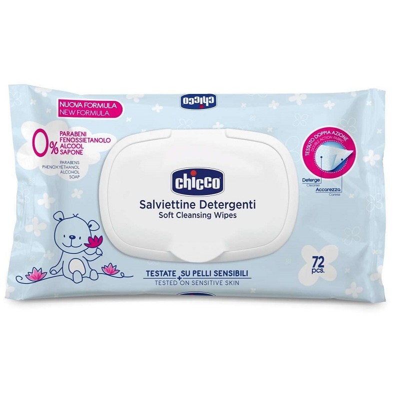 Chicco Cosmesi Salviette 72 Pezzi Plaq