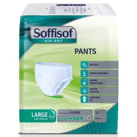 S. I. L. C. Pannolone Soffisof Air Dry Pants Super Large 10 Pezzi