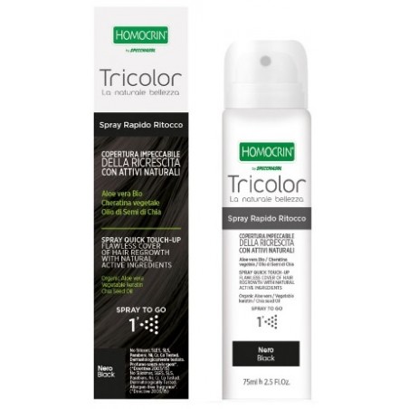 Specchiasol Tricolor Spray Ritocco Nero 75 Ml