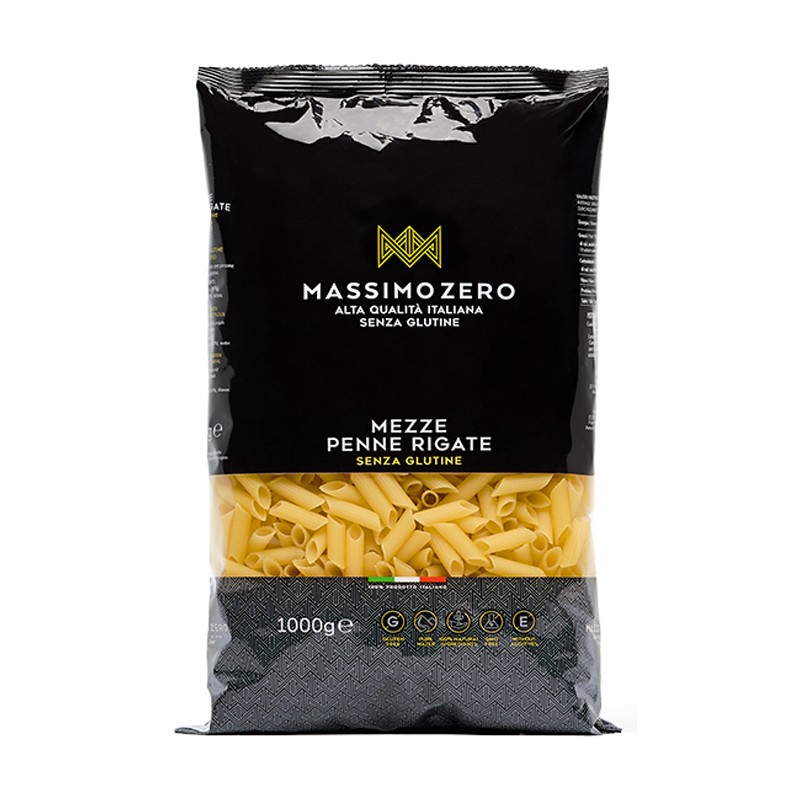 Massimo Zero Mezze Penne Rigate 1 Kg