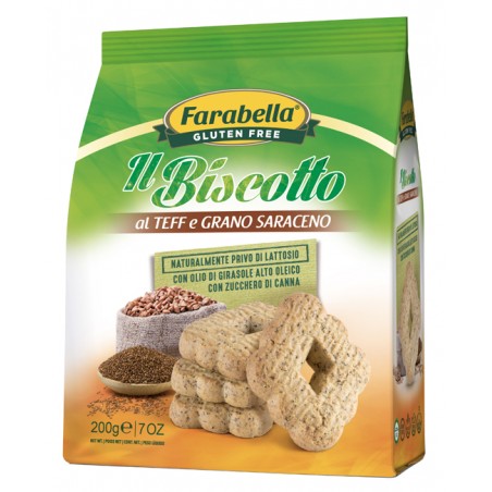 Bioalimenta Farabella Il Biscotto Al Teff E Grano Saraceno 200 G