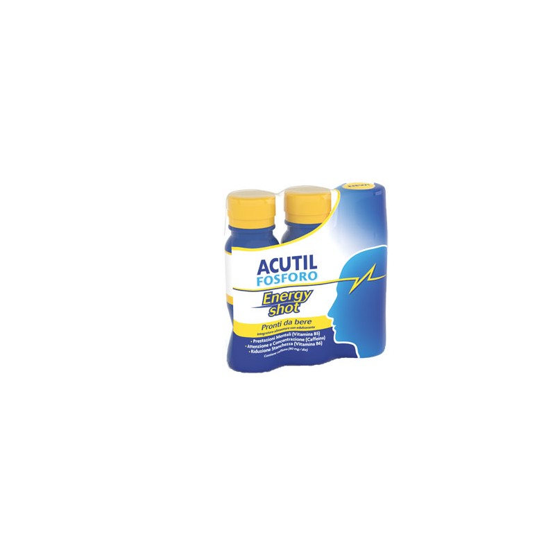 3 Flaconi da 60 ml ciascuno di Acutil Fosforo Energy della Angelini Pharma