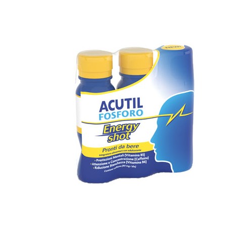 3 Flaconi da 60 ml ciascuno di Acutil Fosforo Energy della Angelini Pharma