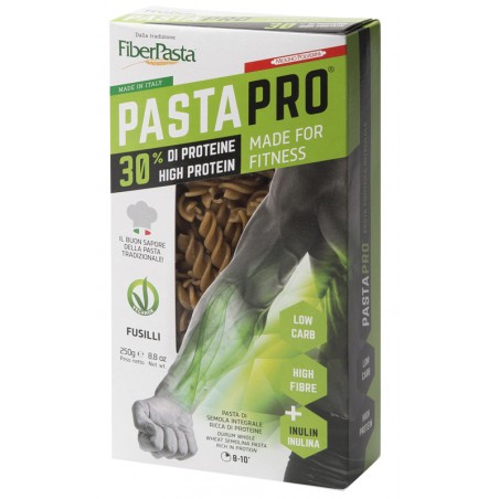 Fiberpasta Pastapro Fusilli Integrali 30% Proteine 250 G