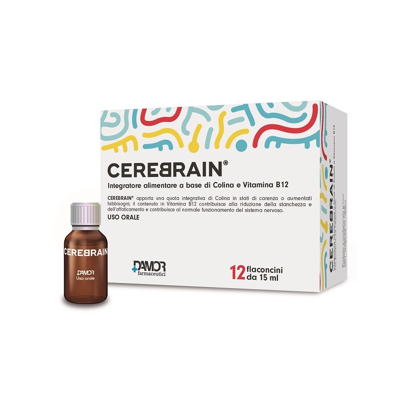 Farmaceutici Damor Cerebrain 12 Flaconcini Da 10 Ml