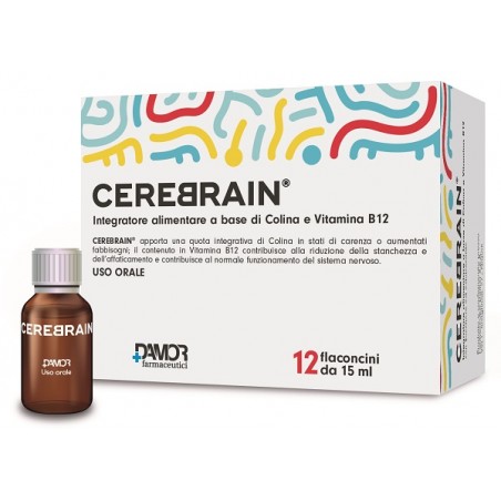 Farmaceutici Damor Cerebrain 12 Flaconcini Da 10 Ml