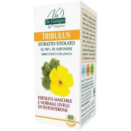 Dr. Giorgini Ser-vis Tribulus Estratto Titolato 80 Pastiglie