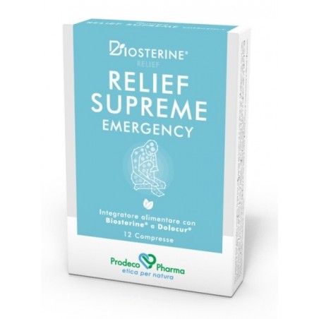 Prodeco Pharma Biosterine Relief Supreme Emergency 12 Compresse