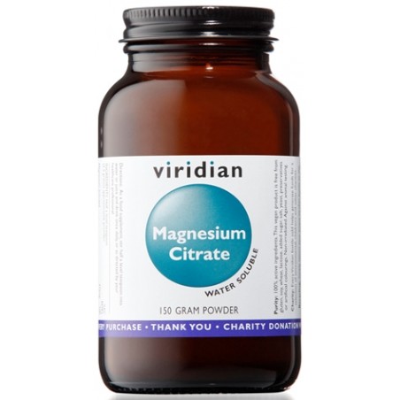 Natur Viridian Magnesium Citrate Polvere 150g Viridian Magnesio Citrato