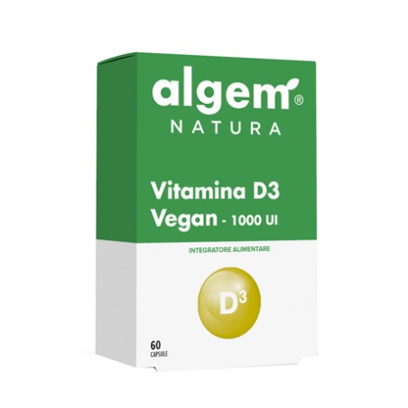 Algem Natura Vitamina D3 Vegan 1000 Ui 60 Capsule