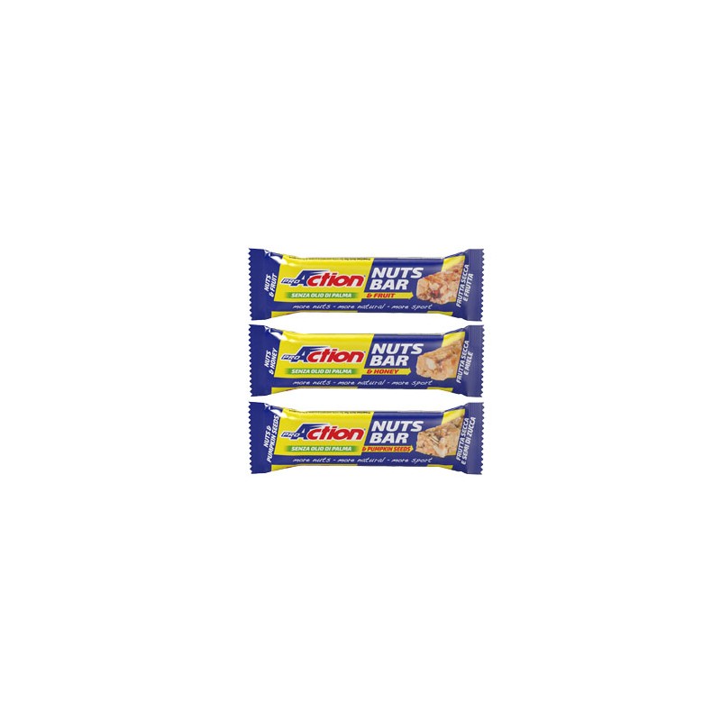 Proaction Nuts Bar Frutti Rossi 30 G