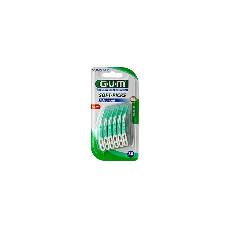 Sunstar Italiana Gum Softpicks Advance Scovolino Large Gomma 30 Pezzi