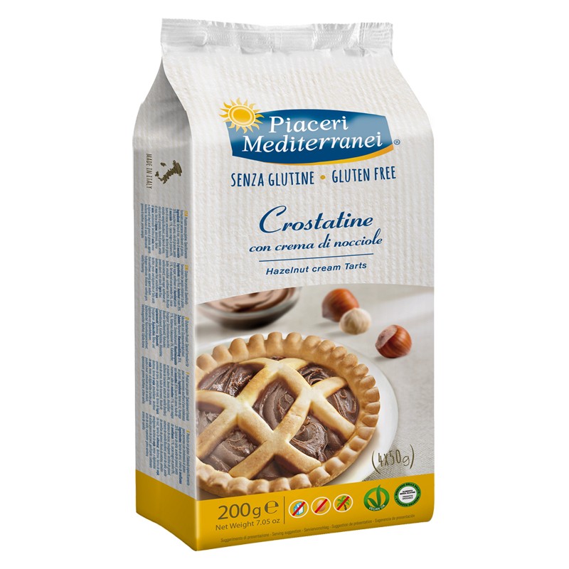 Eurospital Piaceri Mediterranei Crostatina Con Crema Di Nocciola 4 X 50 G