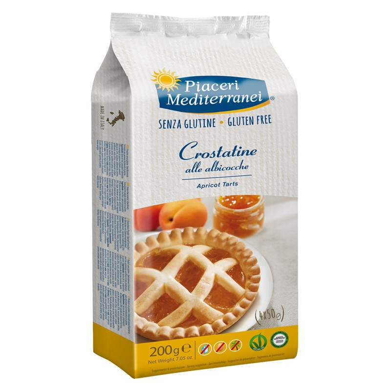 Eurospital Piaceri Mediterranei Le Bonta' Del Mattino Crostatine All'albicocca 4 X 50 G