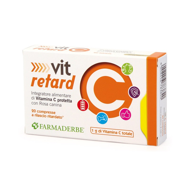 Farmaderbe Vit C Retard 20 Compresse A Rilascio Ritardato