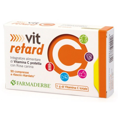 Farmaderbe Vit C Retard 20 Compresse A Rilascio Ritardato