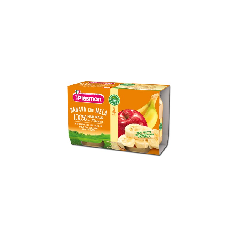 Plasmon Omogeneizzato Banana/mela 2 X 104 G