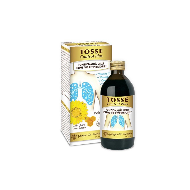 Dr. Giorgini Ser-vis Tosse Control Plus 200 Ml Liquido Analcolico