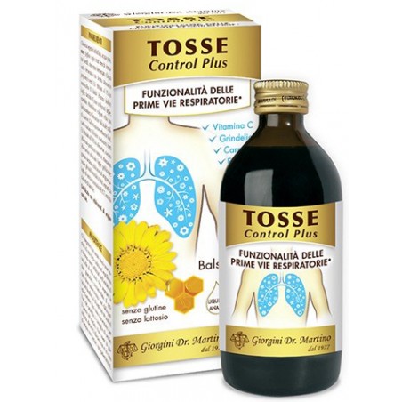 Dr. Giorgini Ser-vis Tosse Control Plus 200 Ml Liquido Analcolico