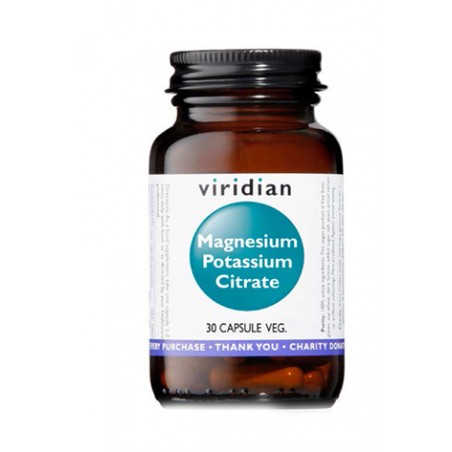 Natur Viridian Magnesium Potassium Citrate 30 Capsule Viridian Magnesio Potassio Citrato