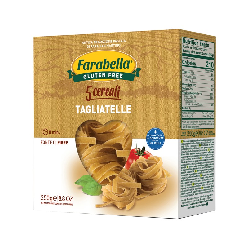 Bioalimenta Farabella Tagliatelle Ai 5 Cereali 250 G