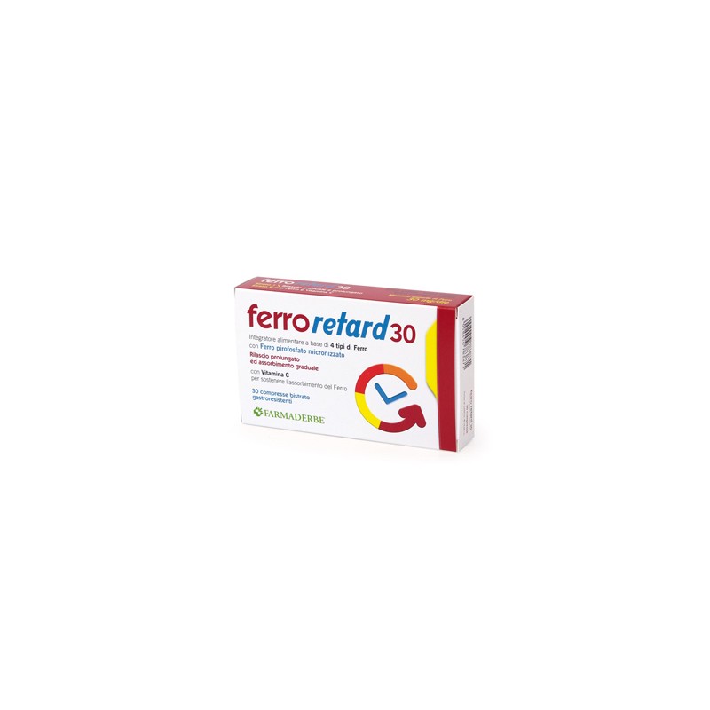 Farmaderbe Ferro Retard 30 Compresse