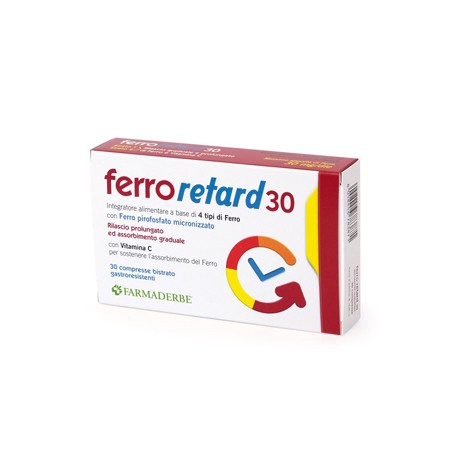 Farmaderbe Ferro Retard 30 Compresse