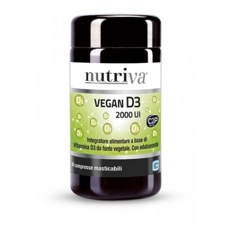 Nutriva Vegan D3 60 Compresse 2000 Ui