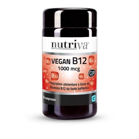 Giuriati Group Nutriva Vegan B12 60 Compresse 1000 mcg