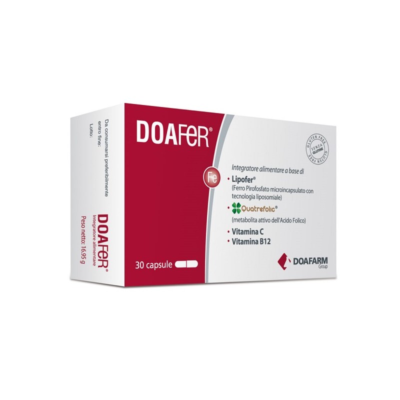 Doafer 30 Capsule integratore di ferro e vitamina DC