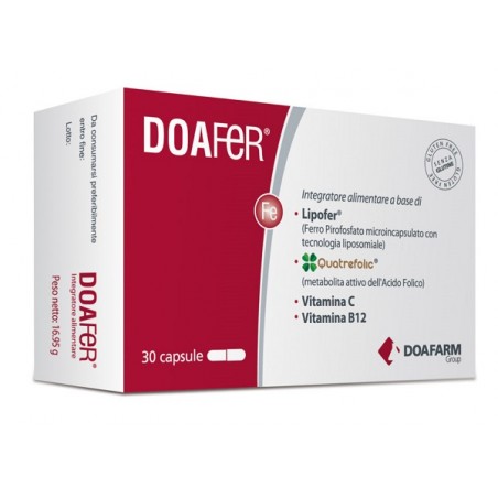 Doafer 30 Capsule integratore di ferro e vitamina DC