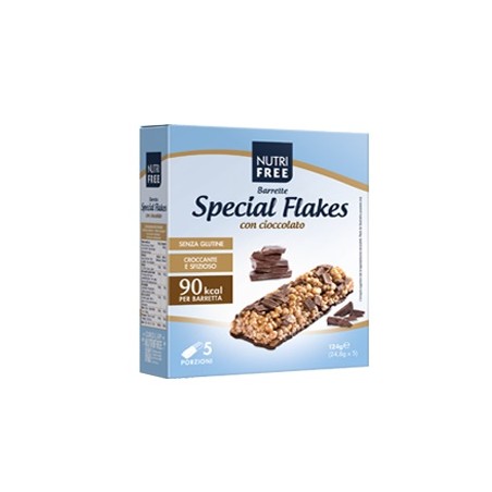 Nt Food Nutrifree Barrette Special Flakes Cioccolato 24,8 G X 5