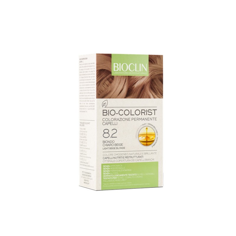 Ist. Ganassini Bioclin Bio Colorist 8,2 Biondo Chiaro Beige