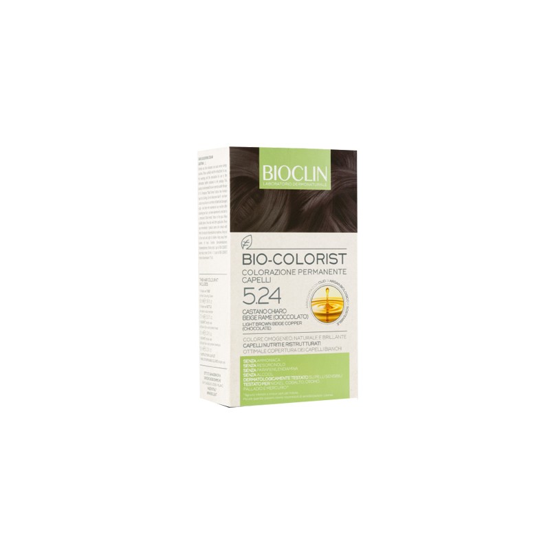 Ist. Ganassini Bioclin Bio Colorist 5,24 Castano Chiaro Beige Rame Cioccolato