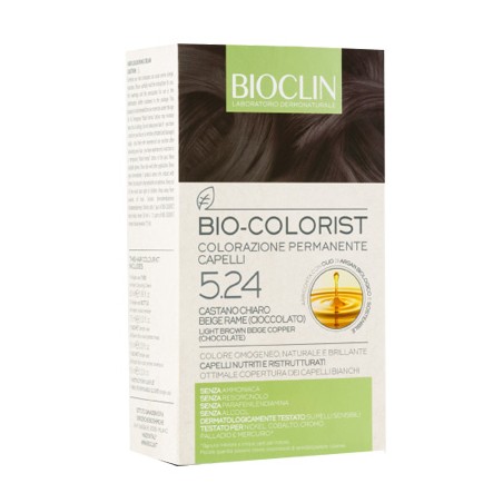 Ist. Ganassini Bioclin Bio Colorist 5,24 Castano Chiaro Beige Rame Cioccolato